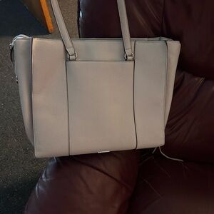 Rebecca Minkoff Gray Structured Tote Bag